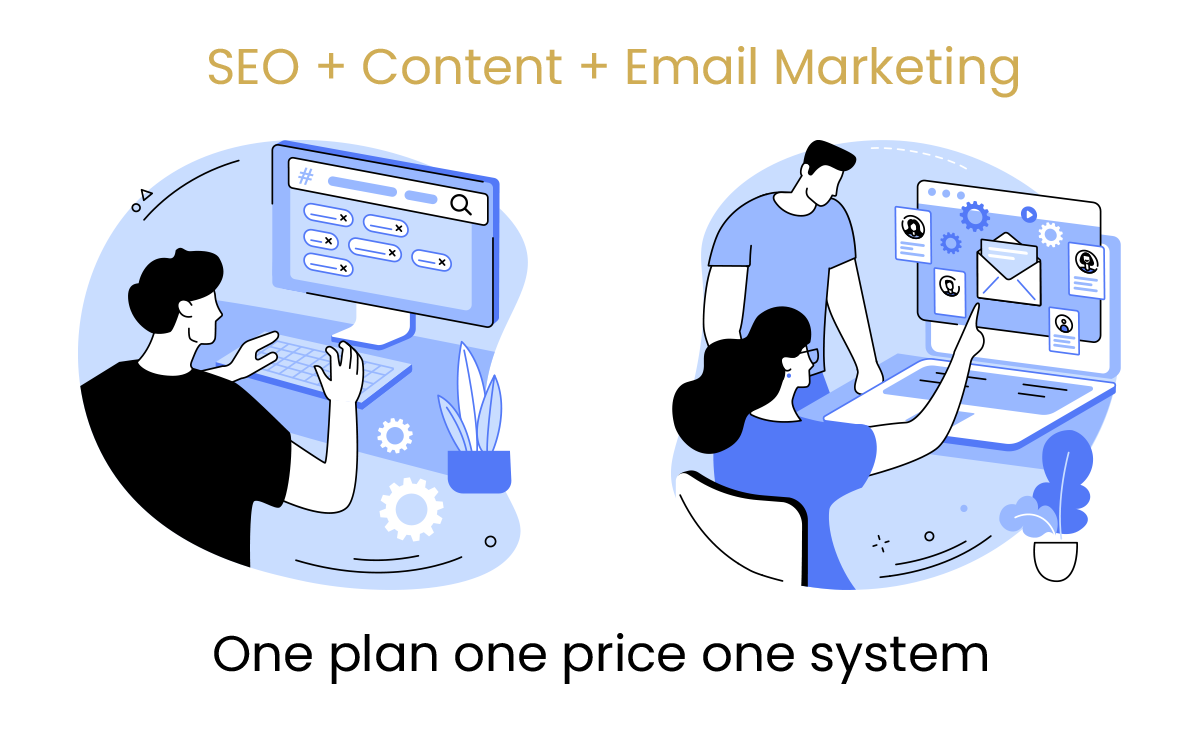 SEO + Email Marketing in one plan