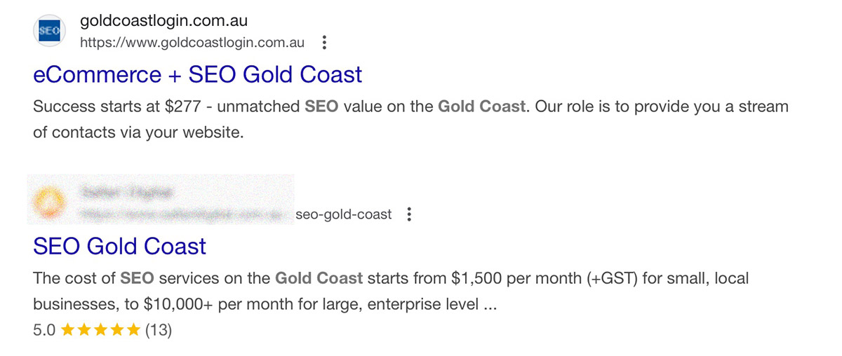 SEO Monthly Price Comparison