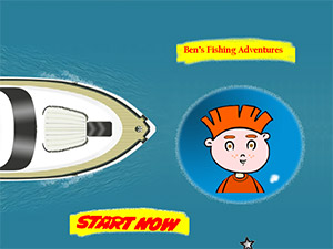 Bens Fishing Adventrures Flash Game