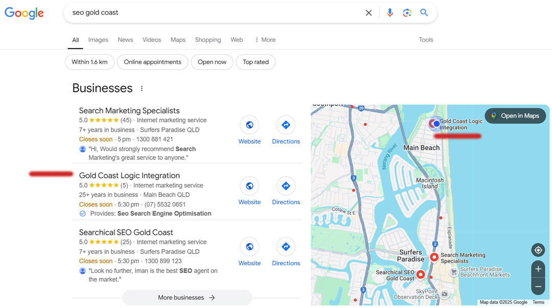 Google Local Pack